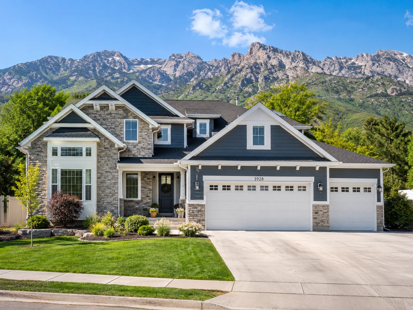 elegant suburban home